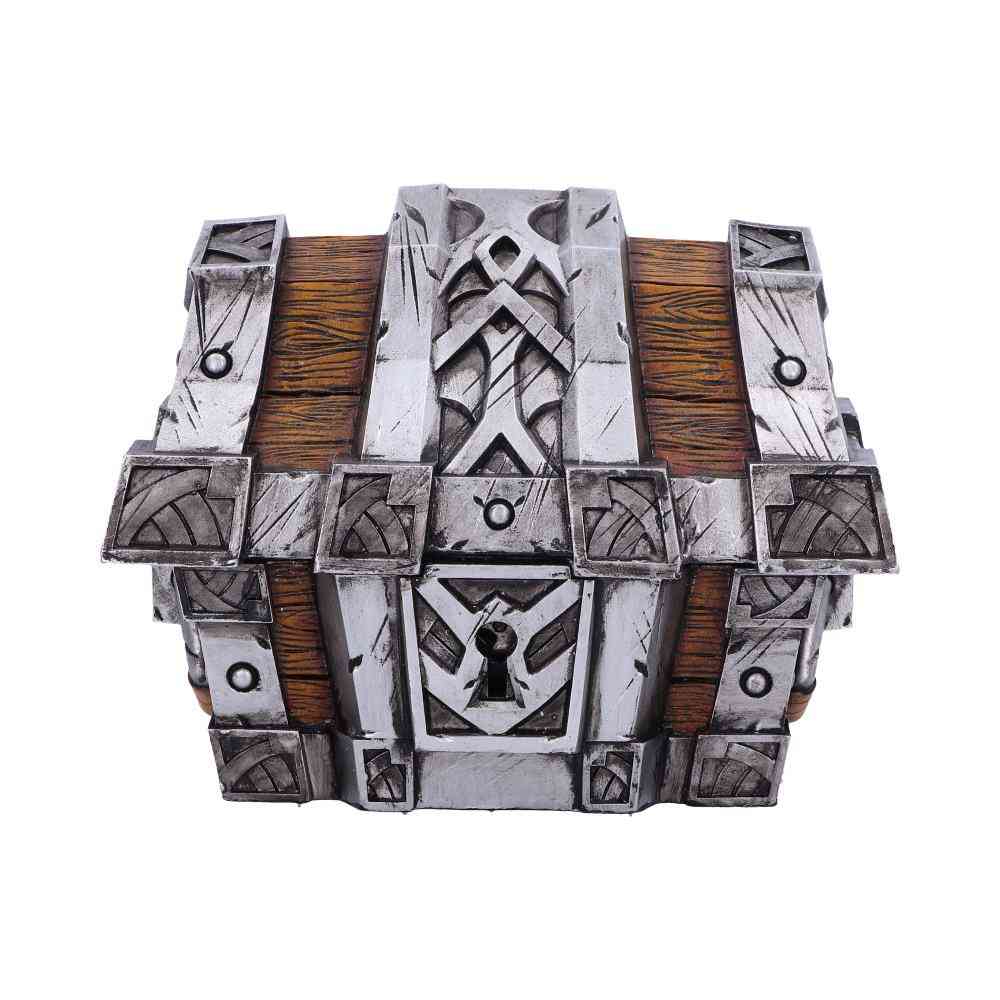 Nemesis Now World of Warcraft - Silverbound Treasure Chest Decorative box - Multicolours